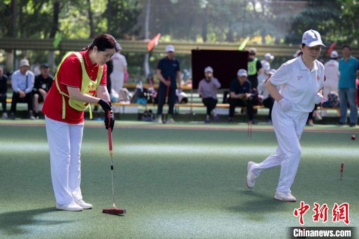 2024年全国老年人门球系列赛扬州江都站开幕，