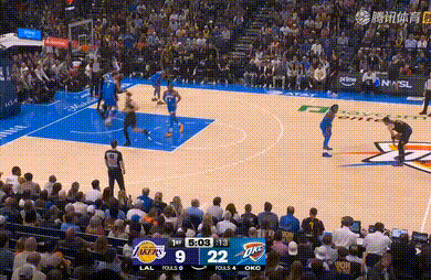 湖人客场惨败雷霆 防守漏洞成输球主因