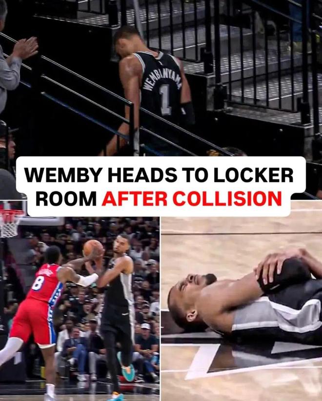 文班亚马带伤出战马刺力克76人 希望冲击常规赛