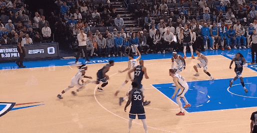 雷霆力克森林狼，亚历山大与爱德华兹对决引热